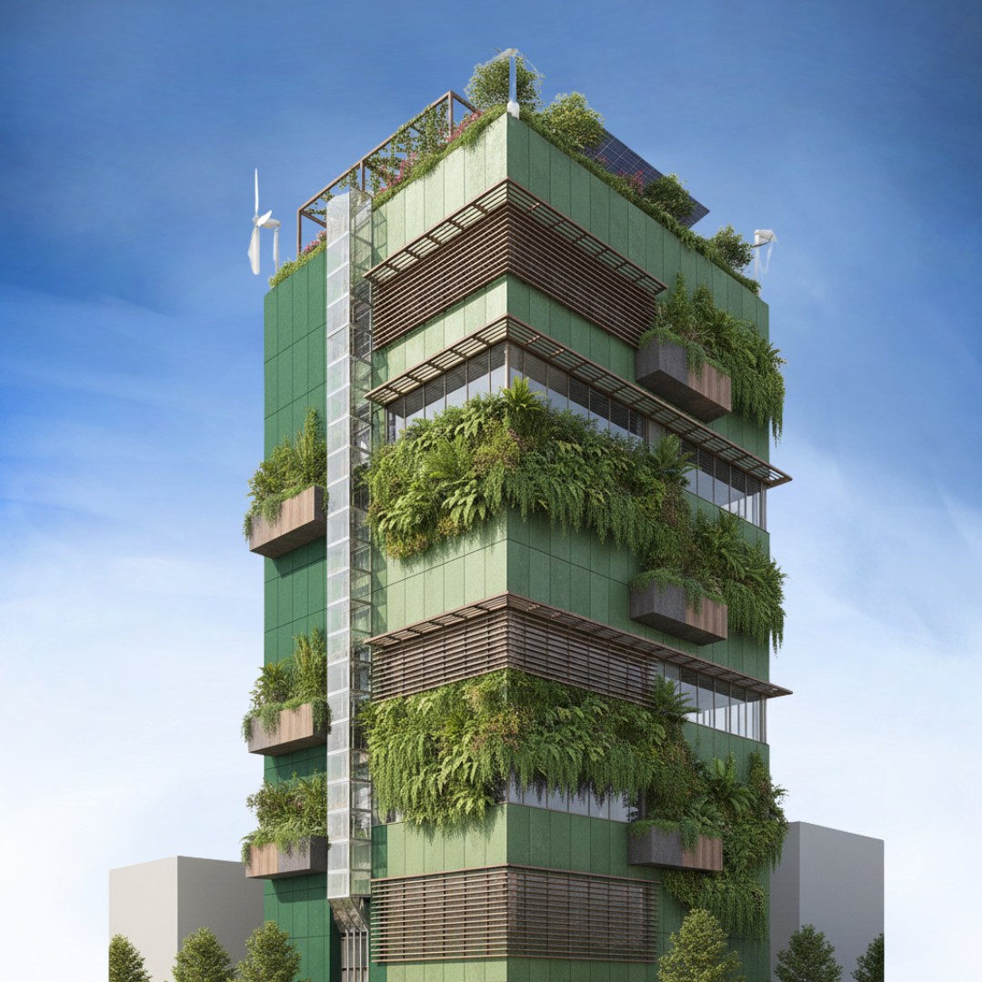 Green Building with ACP Application